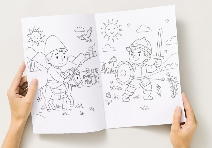 Mein erstes Malbuch A4 inkl. Farbstifte Set