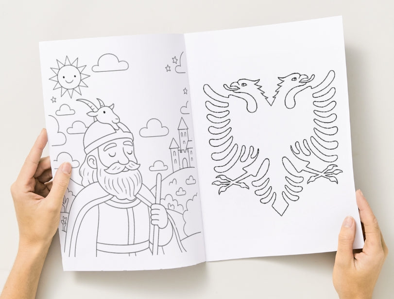 Mein erstes Malbuch A4 inkl. Farbstifte Set