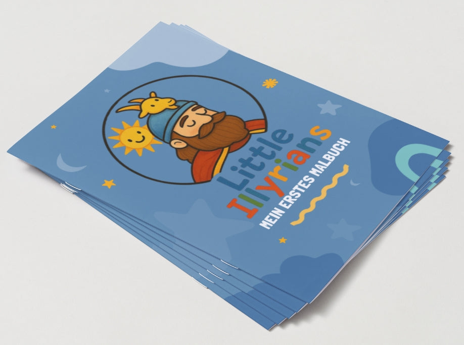 Mein erstes Malbuch A4 inkl. Farbstifte Set